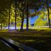 Night shot of the park in Bankya by Sergey Vasilev